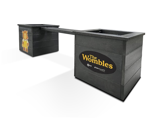 Wombles Alderney Planter Side View No Plants