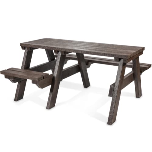 Hero A Frame 3 Seater 1 Wheelchair Brown Picnic Table
