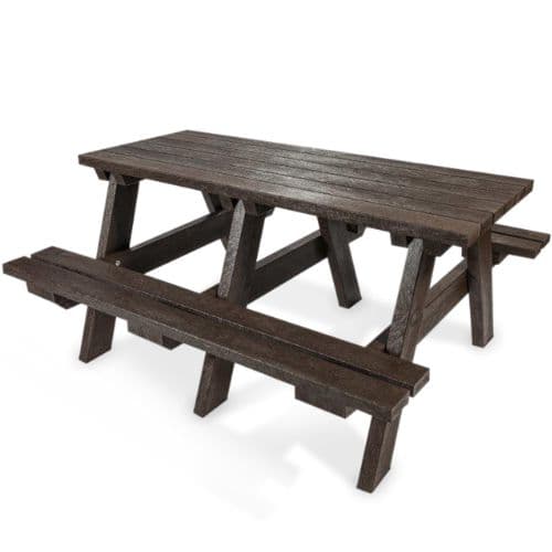 Hero A Frame 6-Seater Brown Picnic Table