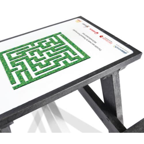 Hero A Frame Junior Maze Black Picnic Table 