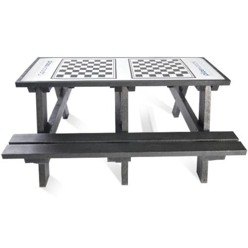 Hero A Frame Play with Chess Black Picnic Table