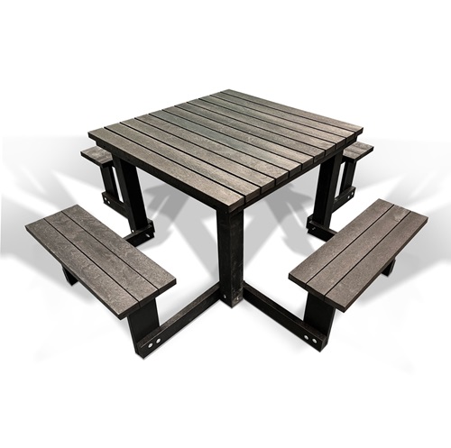 Hero Square Picnic Table Corner View