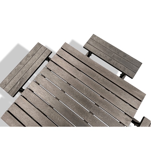 Hero Square Picnic Table Top View