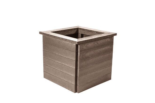 Brown Planter with rim