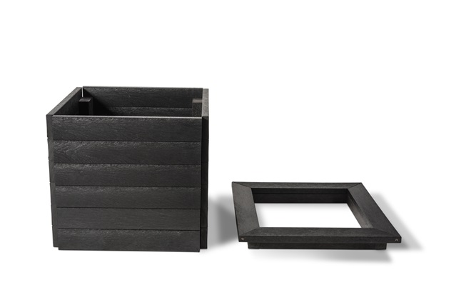 Planter with removable rim