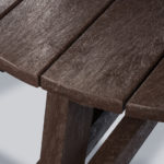 Plaswood group family hero round picnic table details