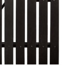 Plaswood Recycled Plastic Black Single Gates Detail