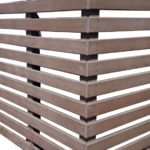 Plaswood Recycled Plastic Brown Post and Rail Fencing Details