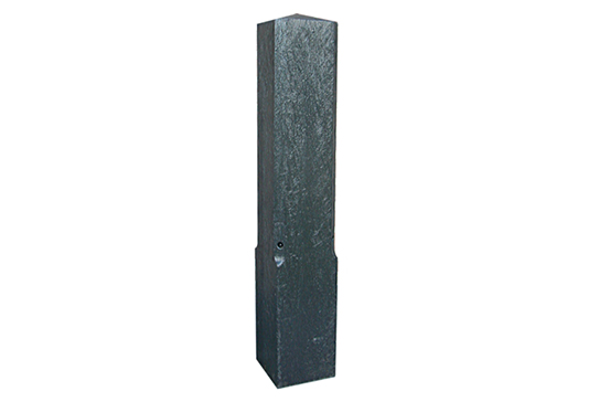 Square Bollard with Chamfered Top