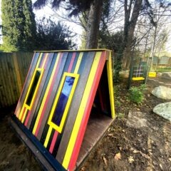 McDonald's recycled plastic play area Plaswood