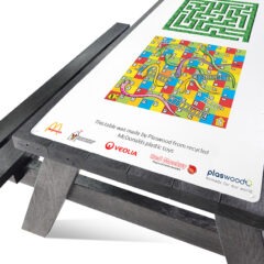 Plaswood recycled plastic activity table