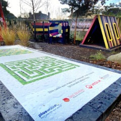 Plaswood recycled plastic activity table top