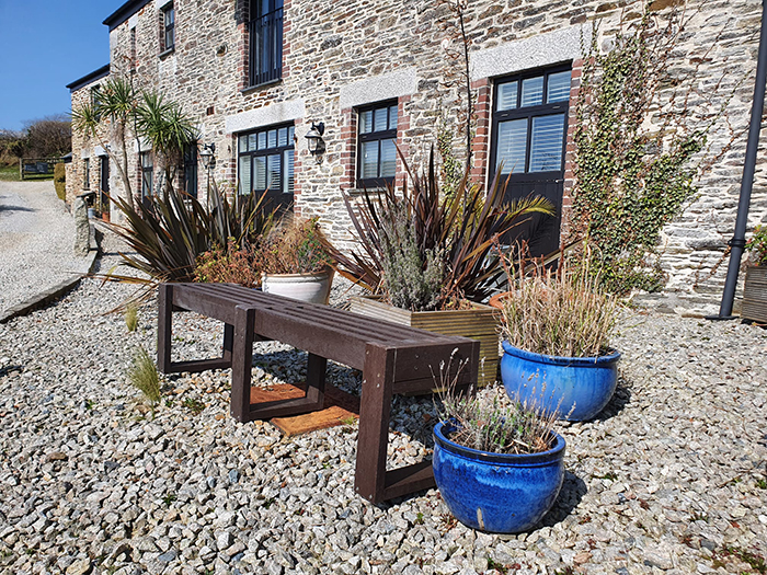 Plaswood Recycled Benches For Cottage Exteriors