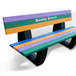 Recycled plastic Buddy Bench Plaswood